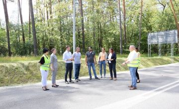 Odbiór końcowy drogi łączącej ul. Mickiewicza z obwodnicą Wronek